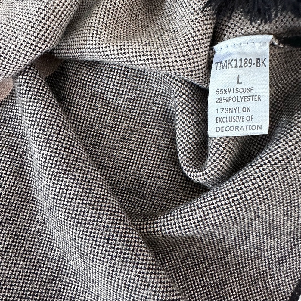 Thml Color-Block Fringe Detail Dropped Shoulder P… - image 5